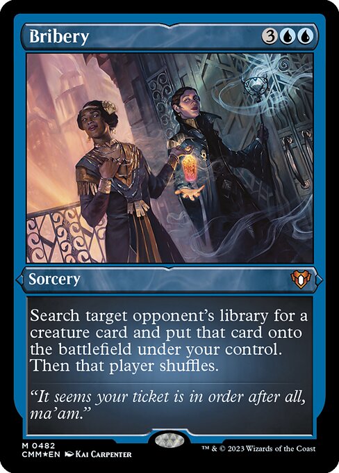 Magic the Gathering Card - Bribery - MTG Circle