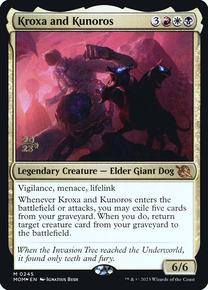 Magic the Gathering Card - Kroxa and Kunoros - MTG Circle