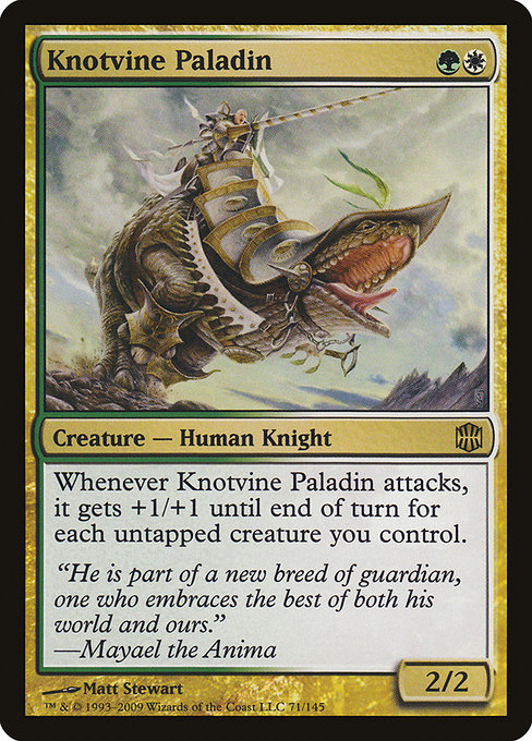 Magic the Gathering Card - Knotvine Paladin - MTG Circle