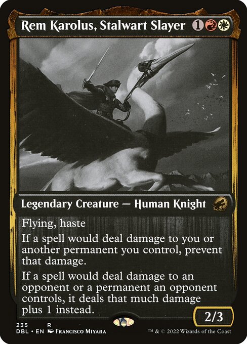Magic the Gathering Card - Rem Karolus, Stalwart Slayer - MTG Circle
