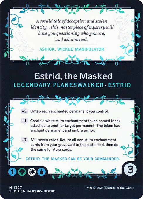 Magic the Gathering Card - Estrid, the Masked - MTG Circle