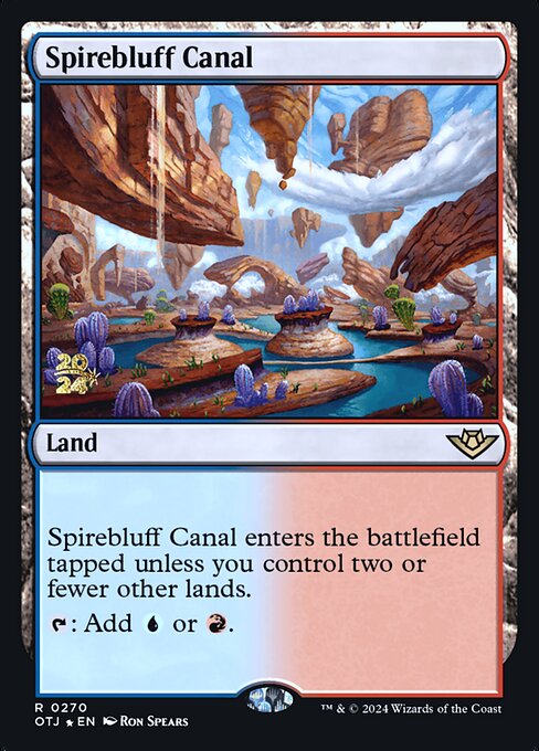 Magic the Gathering Card - Spirebluff Canal - MTG Circle