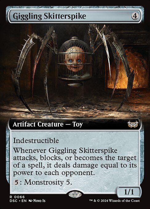 Magic the Gathering Card - Giggling Skitterspike - MTG Circle