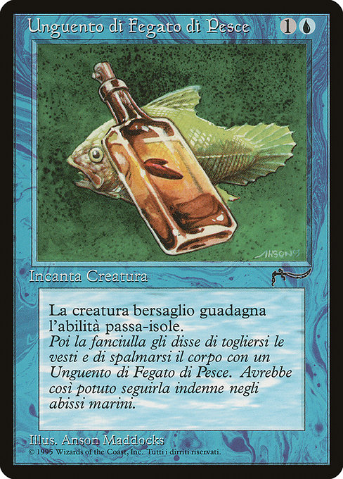 Magic the Gathering Card - Fishliver Oil - MTG Circle