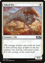 Magic the Gathering Card - Yoked Ox - MTG Circle