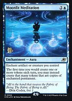 Magic the Gathering Card - Moonlit Meditation - MTG Circle