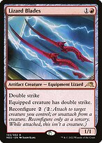 Magic the Gathering Card - Lizard Blades - MTG Circle