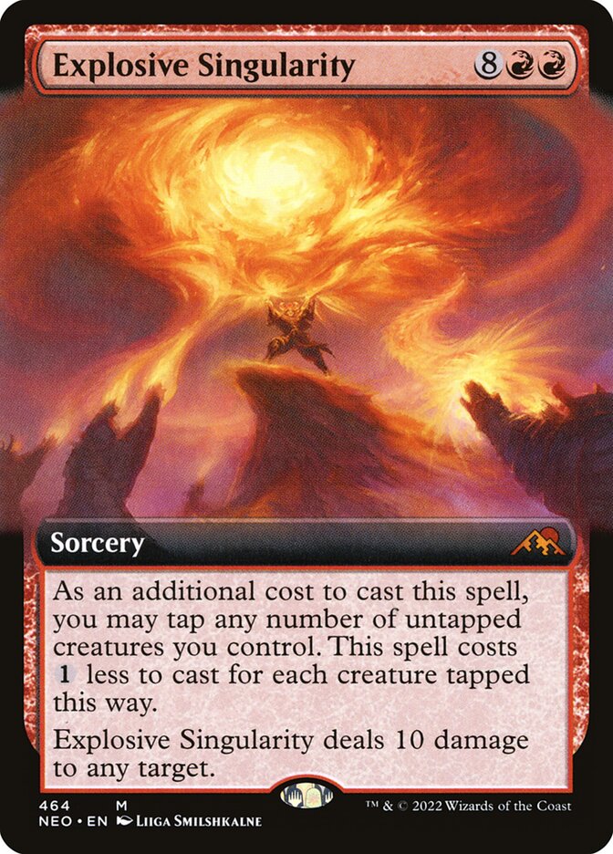 Magic the Gathering Card - Explosive Singularity - MTG Circle