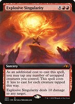 Magic the Gathering Card - Explosive Singularity - MTG Circle