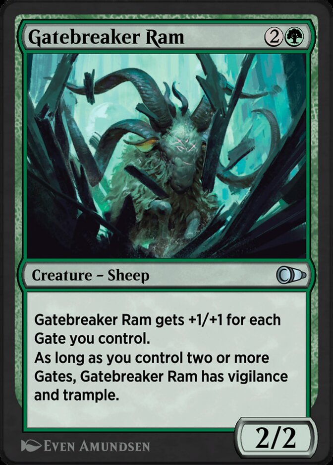 Magic the Gathering Card - Gatebreaker Ram - MTG Circle
