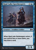 Magic the Gathering Card - Opal Lake Gatekeepers - MTG Circle