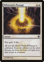 Magic the Gathering Card - Whitesun's Passage - MTG Circle
