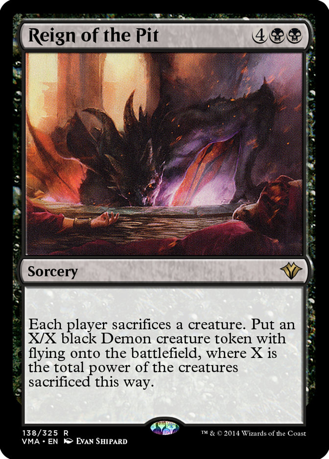 Magic the Gathering Card - Reign of the Pit - MTG Circle