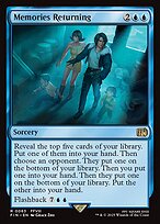Magic the Gathering Card - Memories Returning - MTG Circle