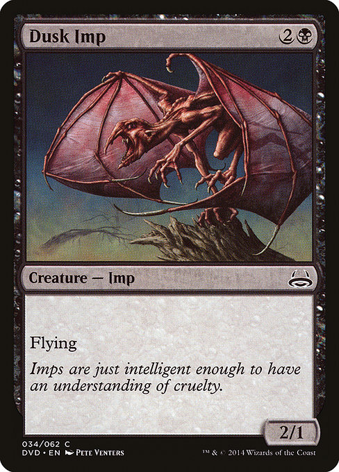 Magic the Gathering Card - Dusk Imp - MTG Circle
