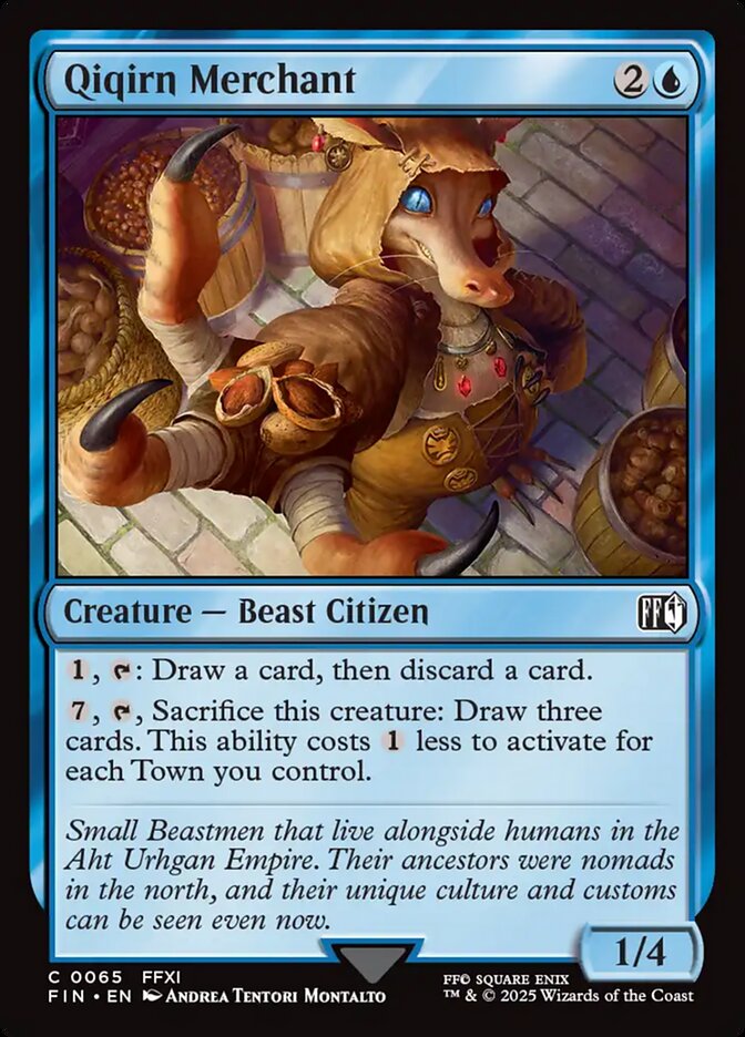 Magic the Gathering Card - Qiqirn Merchant - MTG Circle