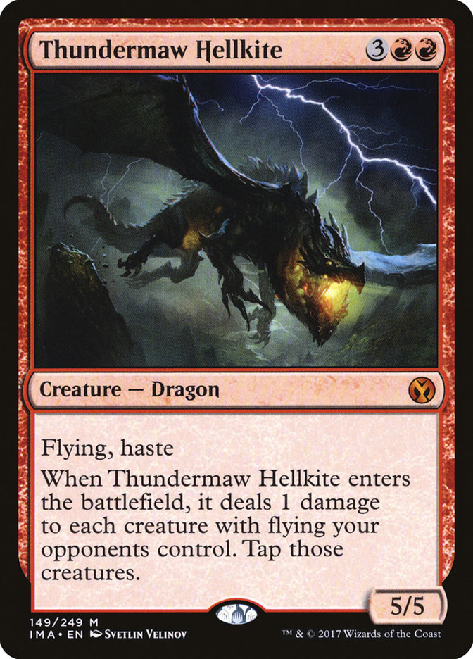 Magic the Gathering Card - Thundermaw Hellkite - MTG Circle