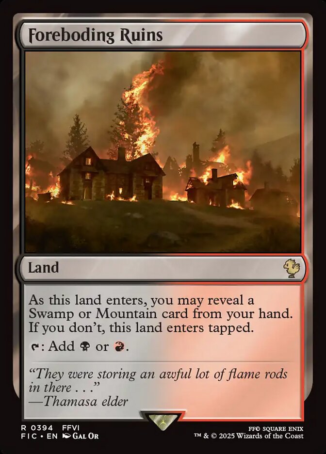 Magic the Gathering Card - Foreboding Ruins - MTG Circle