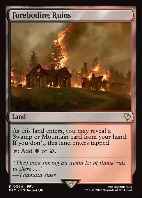 Magic the Gathering Card - Foreboding Ruins - MTG Circle