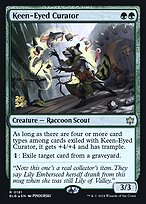 Magic the Gathering Card - Keen-Eyed Curator - MTG Circle