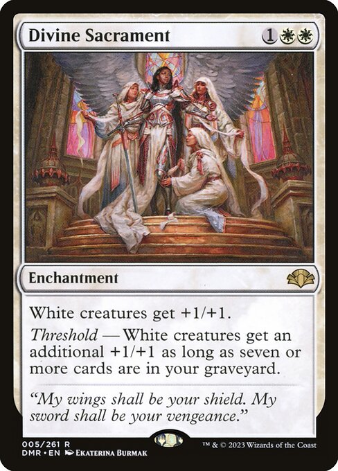 Magic the Gathering Card - Divine Sacrament - MTG Circle