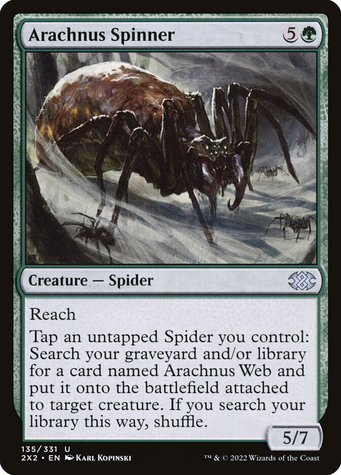 Magic the Gathering Card - Arachnus Spinner - MTG Circle