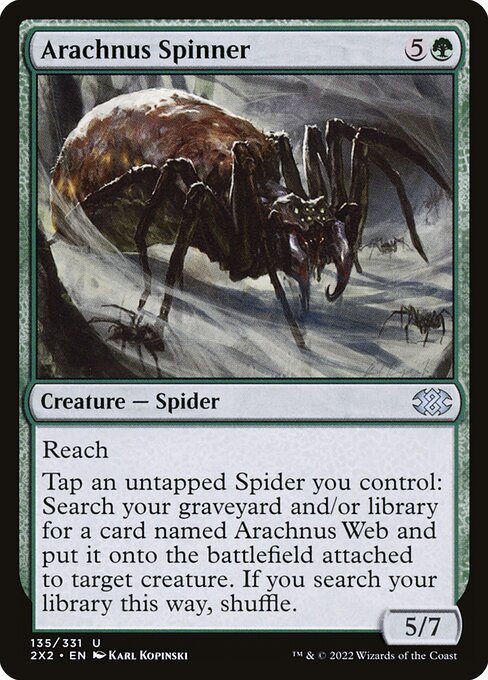 Magic the Gathering Card - Arachnus Spinner - MTG Circle