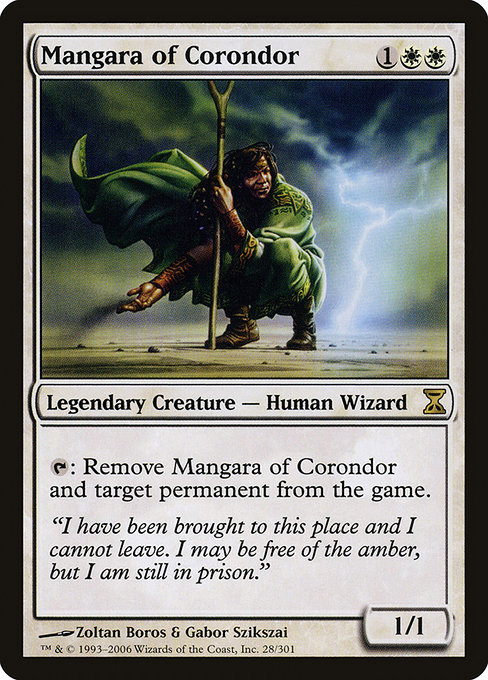 Magic the Gathering Card - Mangara of Corondor - MTG Circle