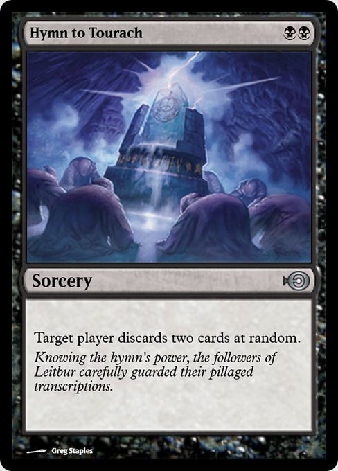 Magic the Gathering Card - Hymn to Tourach - MTG Circle