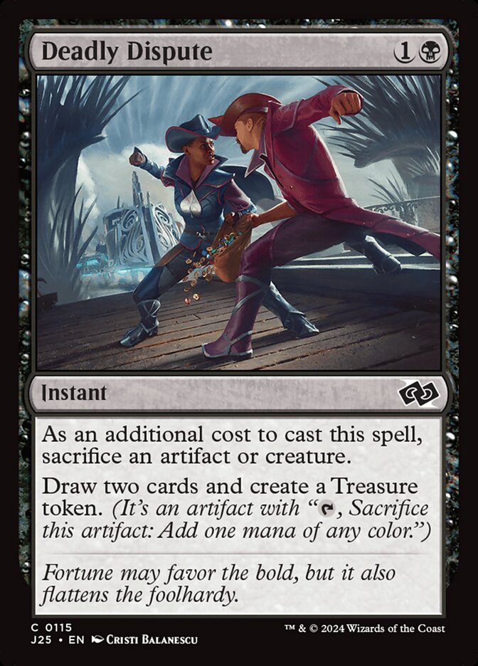 Magic the Gathering Card - Deadly Dispute - MTG Circle