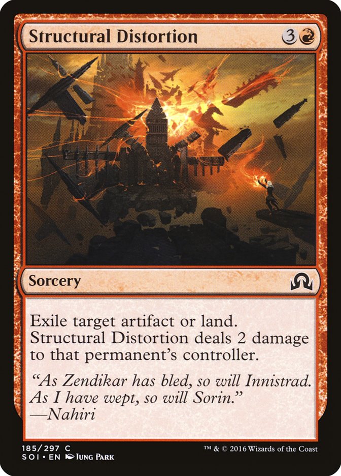 Magic the Gathering Card - Structural Distortion - MTG Circle