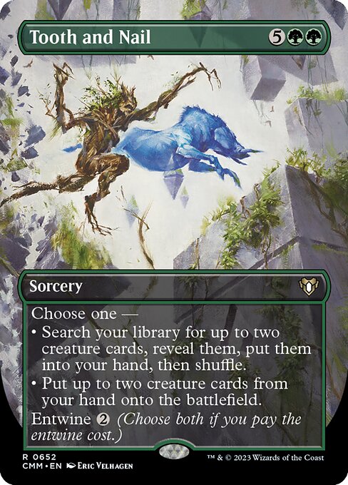 Magic the Gathering Card - Tooth and Nail - MTG Circle