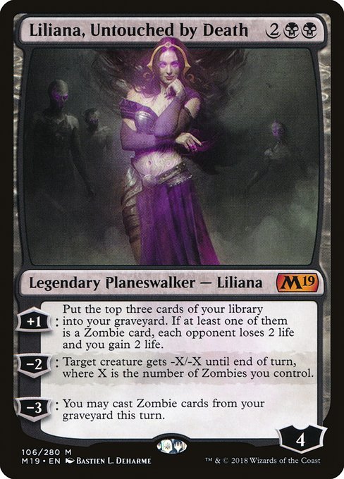 Magic the Gathering Card - Liliana, Untouched by Death - MTG Circle