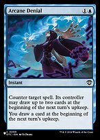 Magic the Gathering Card - Arcane Denial - MTG Circle