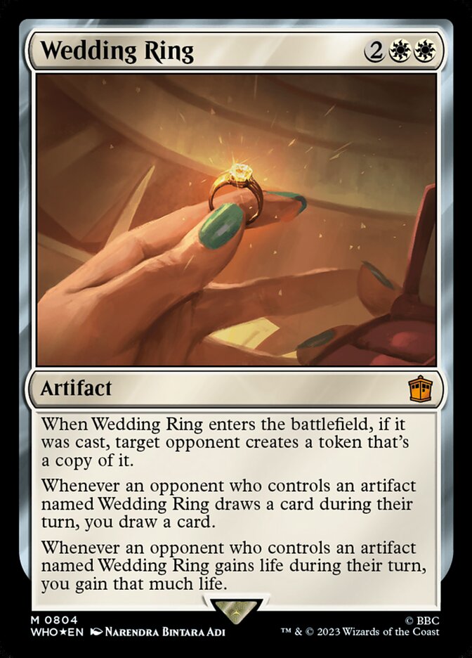 Magic the Gathering Card - Wedding Ring - MTG Circle