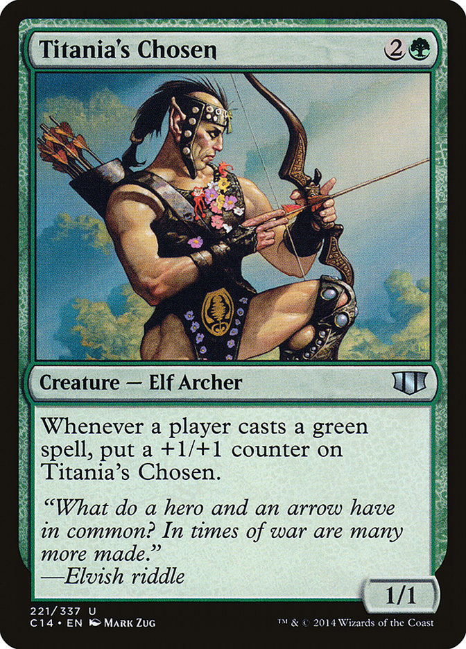 Magic the Gathering Card - Titania's Chosen - MTG Circle
