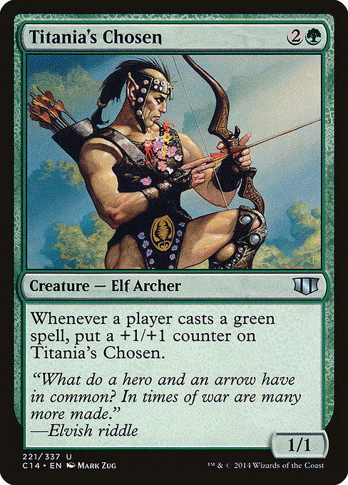 Magic the Gathering Card - Titania's Chosen - MTG Circle