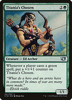 Magic the Gathering Card - Titania's Chosen - MTG Circle