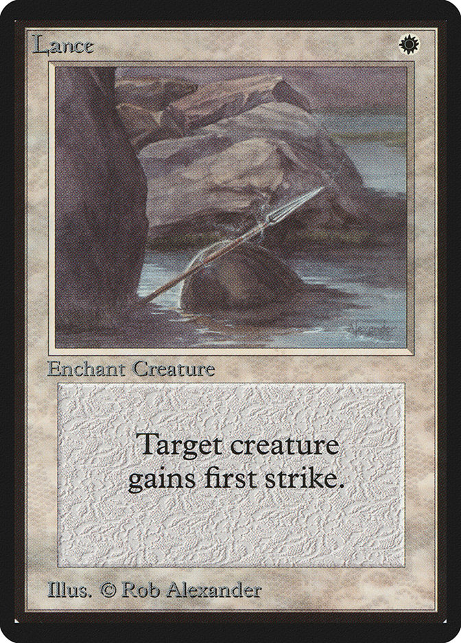 Magic the Gathering Card - Lance - MTG Circle