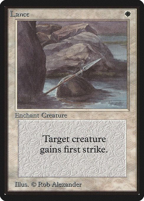 Magic the Gathering Card - Lance - MTG Circle