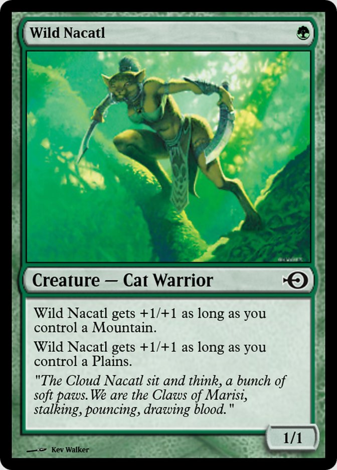 Magic the Gathering Card - Wild Nacatl - MTG Circle