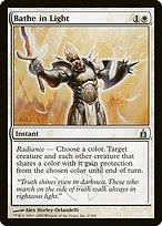 Magic the Gathering Card - Bathe in Light - MTG Circle
