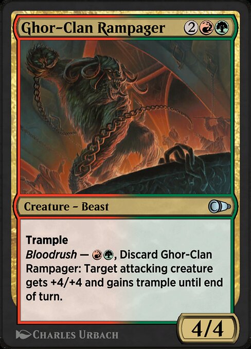 Magic the Gathering Card - Ghor-Clan Rampager - MTG Circle
