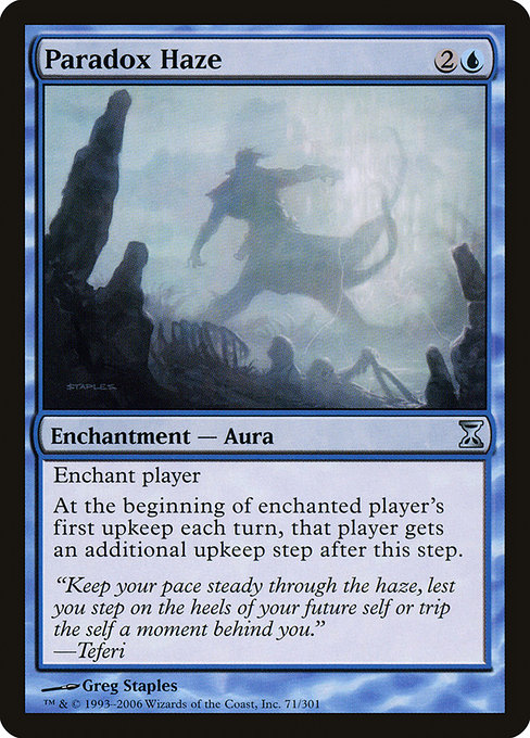 Magic the Gathering Card - Paradox Haze - MTG Circle