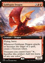 Magic the Gathering Card - Goldspan Dragon - MTG Circle