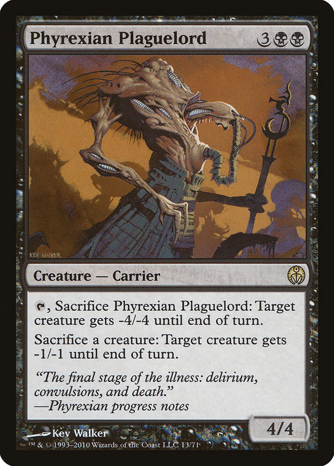 Magic the Gathering Card - Phyrexian Plaguelord - MTG Circle