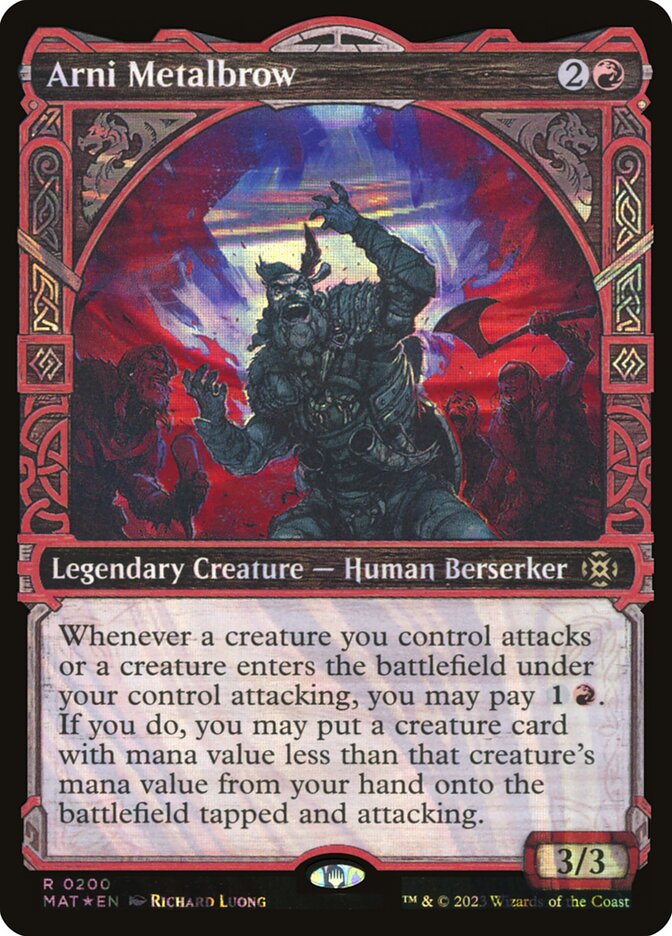 Magic the Gathering Card - Arni Metalbrow - MTG Circle
