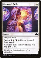 Magic the Gathering Card - Renewed Faith - MTG Circle