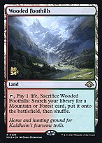 Magic the Gathering Card - Wooded Foothills - MTG Circle