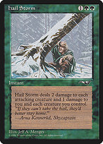 Magic the Gathering Card - Hail Storm - MTG Circle